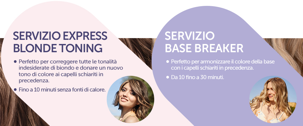 DUE NUOVI SERVIZI PER I BIONDI