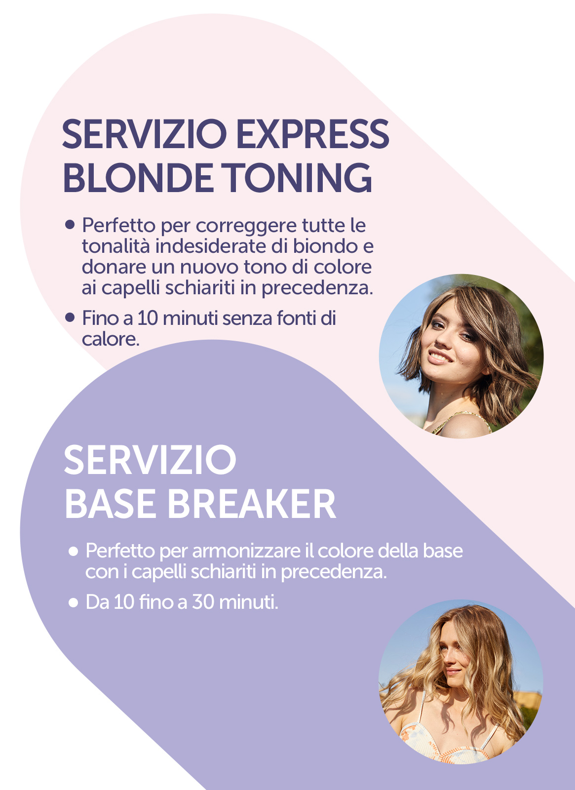 DUE NUOVI SERVIZI PER I BIONDI